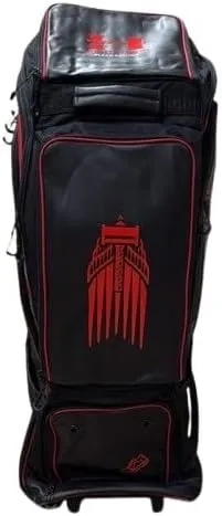 Hammer Black Edition Duffle Wheelie Cricket Bag - Black