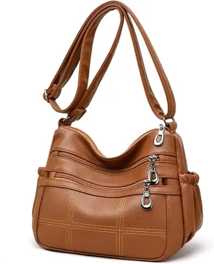 Handbags for Women Crossbody Multiple Pockets Adjustable Strap Hobo Retro Shoulder Bags Casual Outings Women Purse