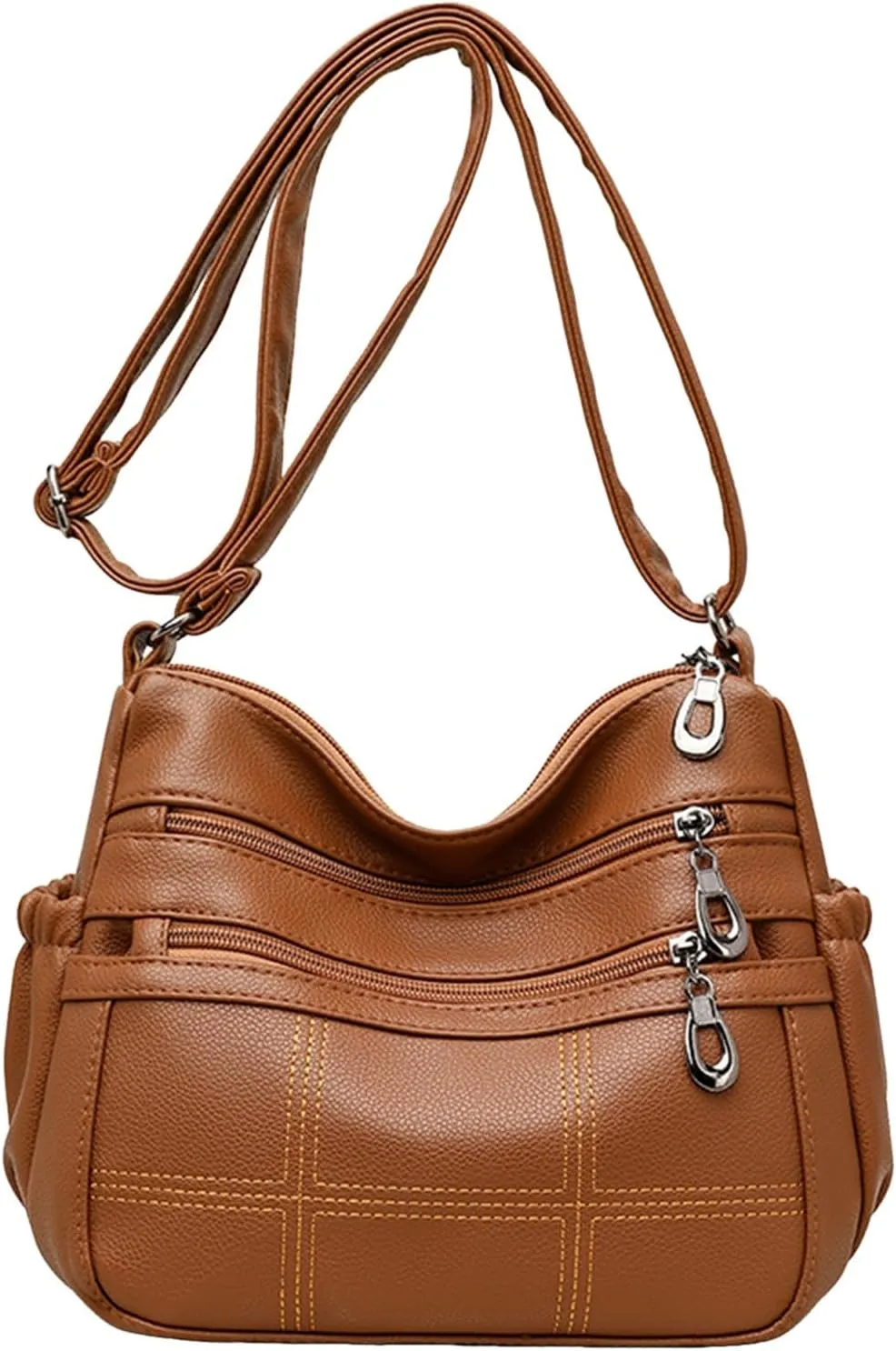 Handbags for Women Crossbody Multiple Pockets Adjustable Strap Hobo Retro Shoulder Bags Casual Outings Women Purse
