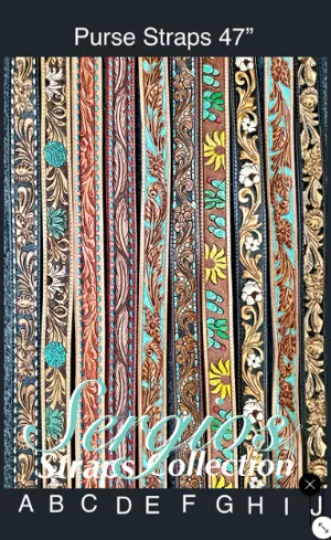 Handmande Straps for: Purses, Handbags, Guitars (Custom Options Available)