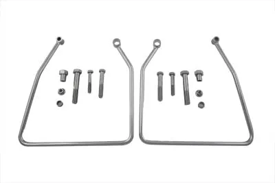 HARLEY Chrome Saddlebag Support Set fits 1982-1993 XL,
