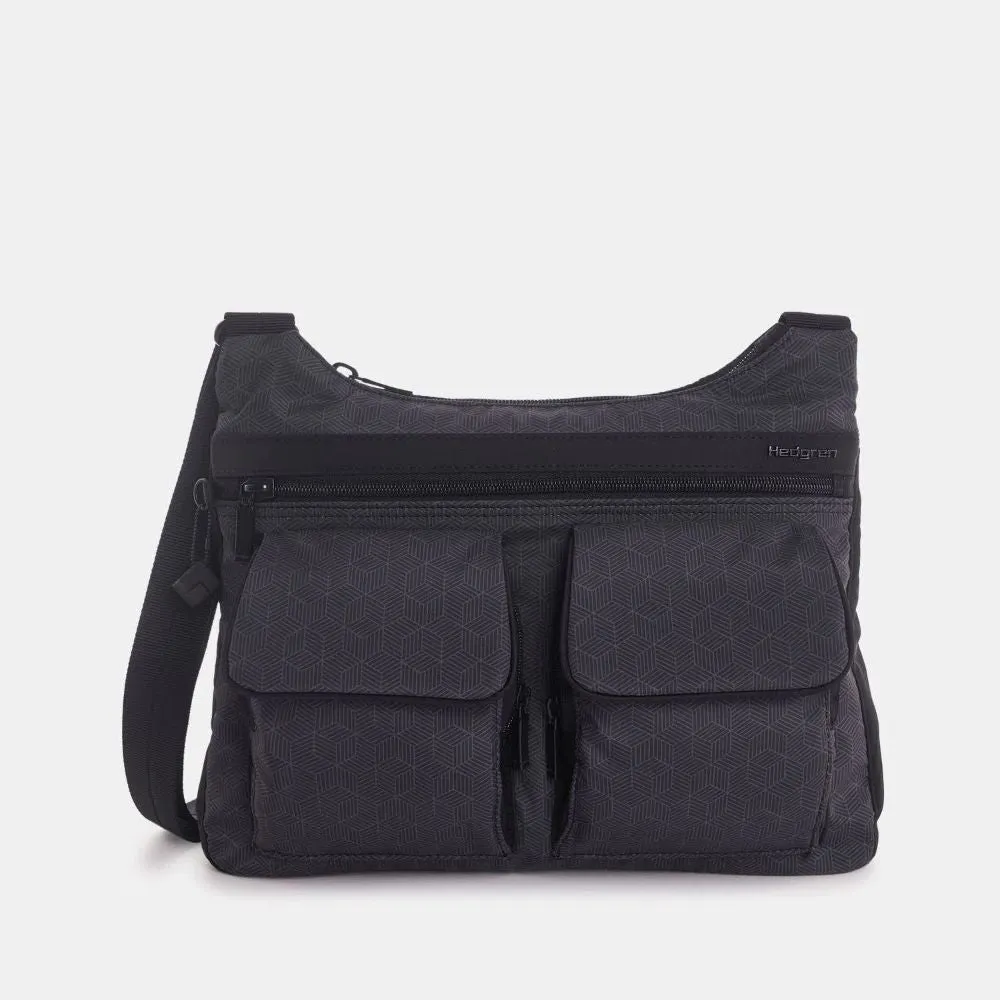 Hedgren Inner City Prarie Shoulder Bag 30.48Cm Cube Print Cube Printsize 30.48Cm