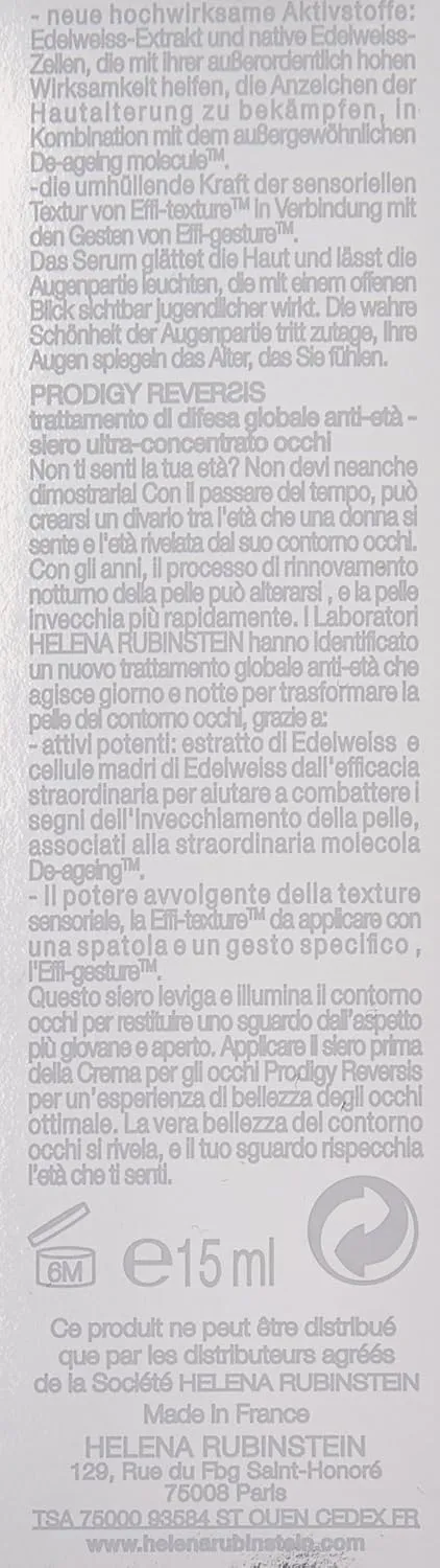Helena Rubinstein Prodigy Reversis Global Ageing Antidote Cream, The Eye Surconcentrate, 0.5 Ounce
