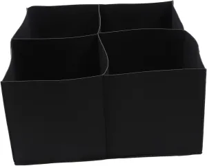 Hemoton Raised Fabric Planting Bed Rectangular Grow Bag Planter Pot for Outdoor Gardening Non Woven Felt Gardening Supply for Planting and Cultivating