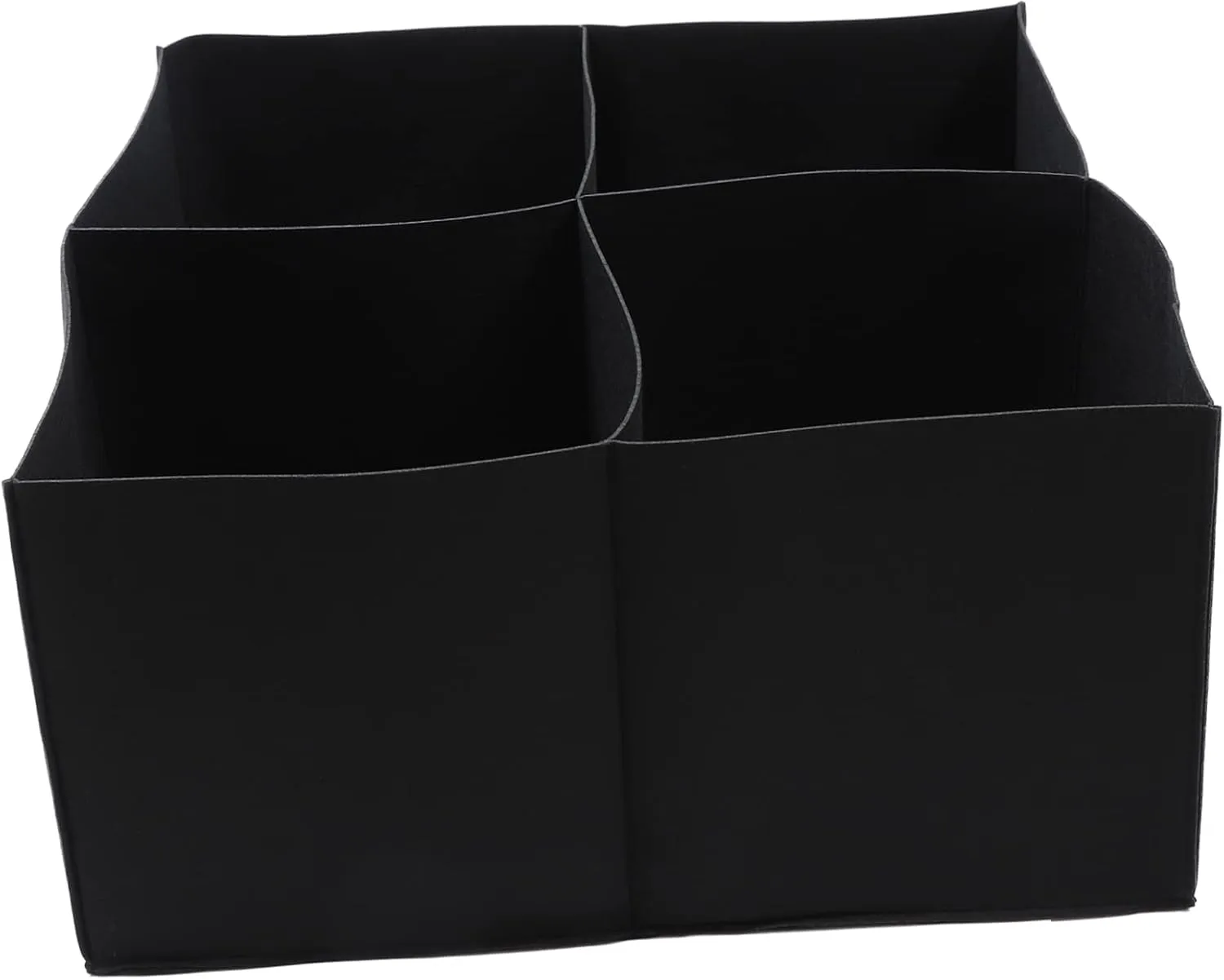 Hemoton Raised Fabric Planting Bed Rectangular Grow Bag Planter Pot for Outdoor Gardening Non Woven Felt Gardening Supply for Planting and Cultivating