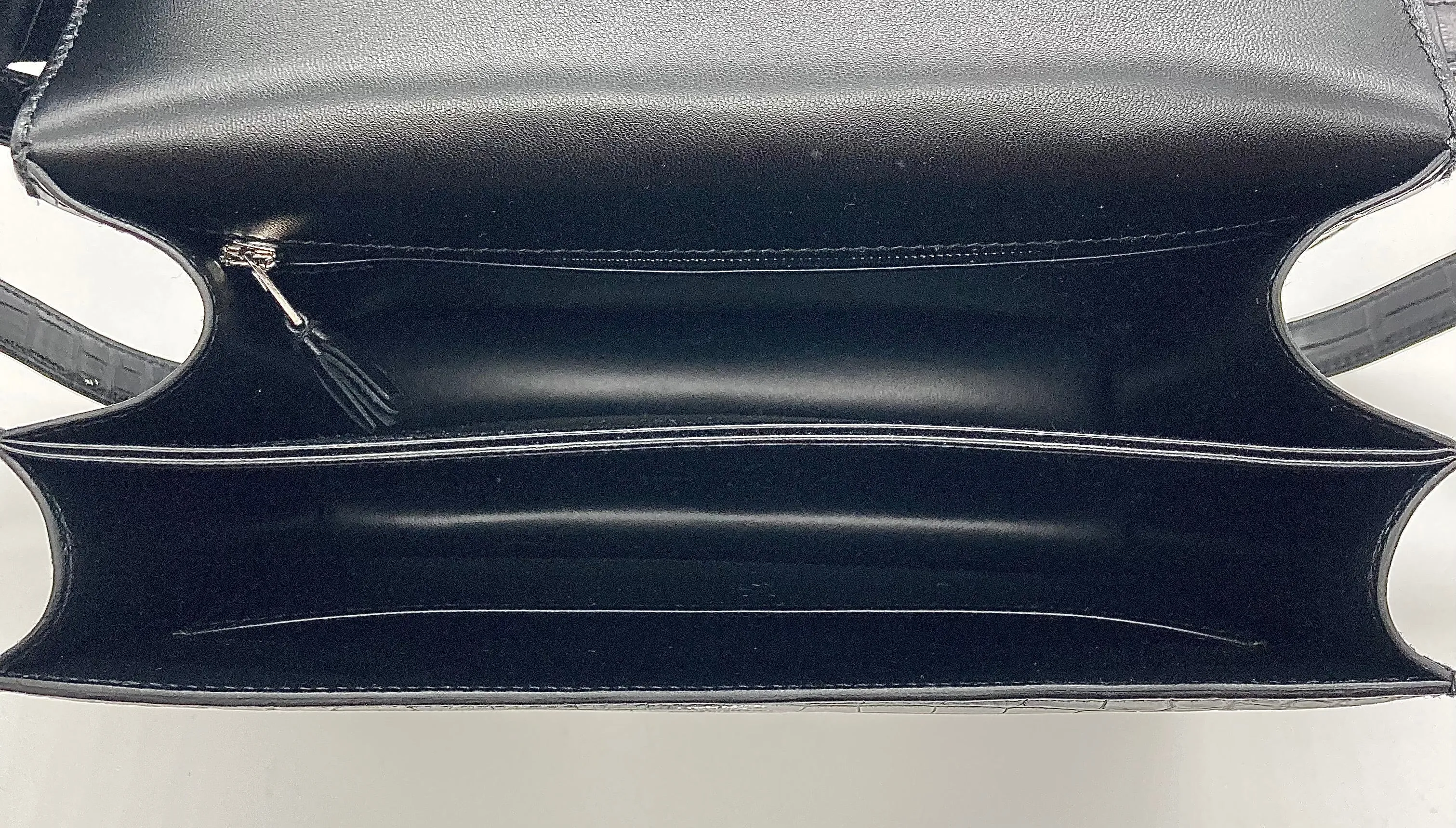 Hermes Constance 24 Matte Black Alligator Ombre Lizard Marquette Palladium Hardware