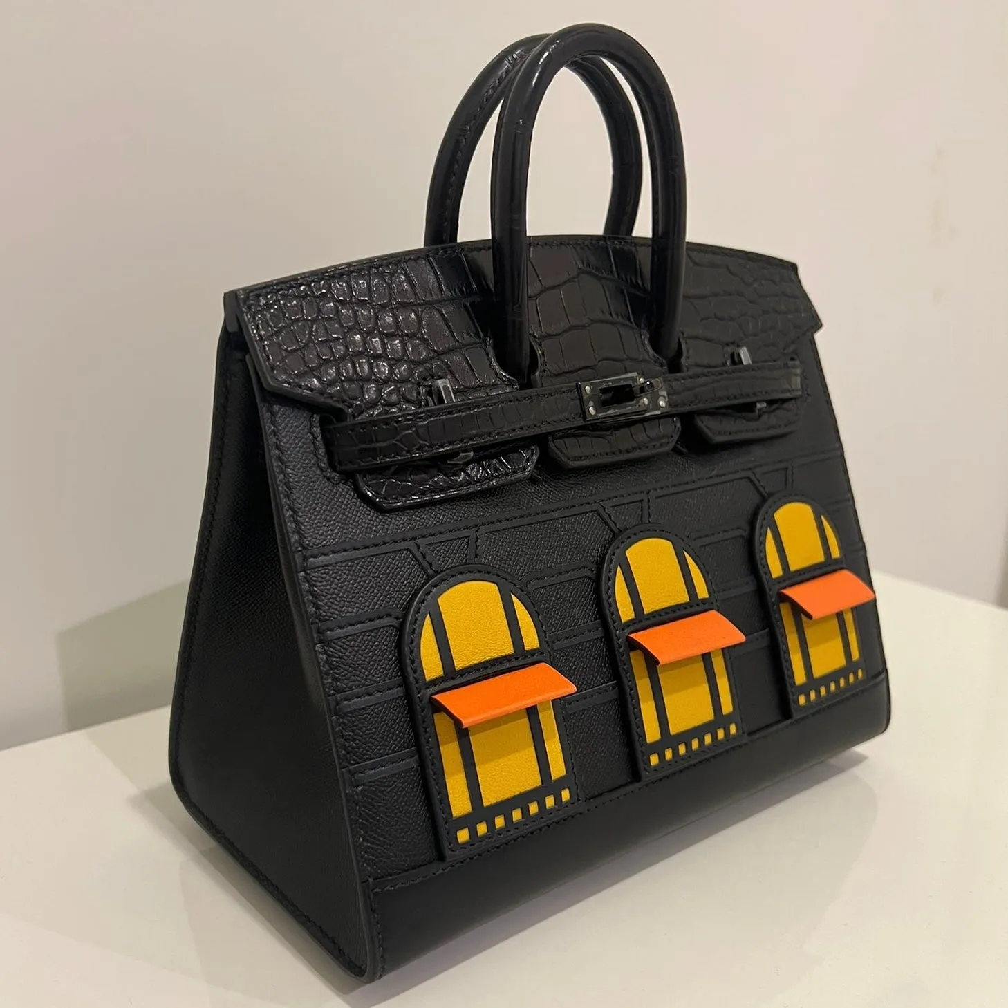 Hermès Birkin 20 Faubourg Midnight Matte Alligator