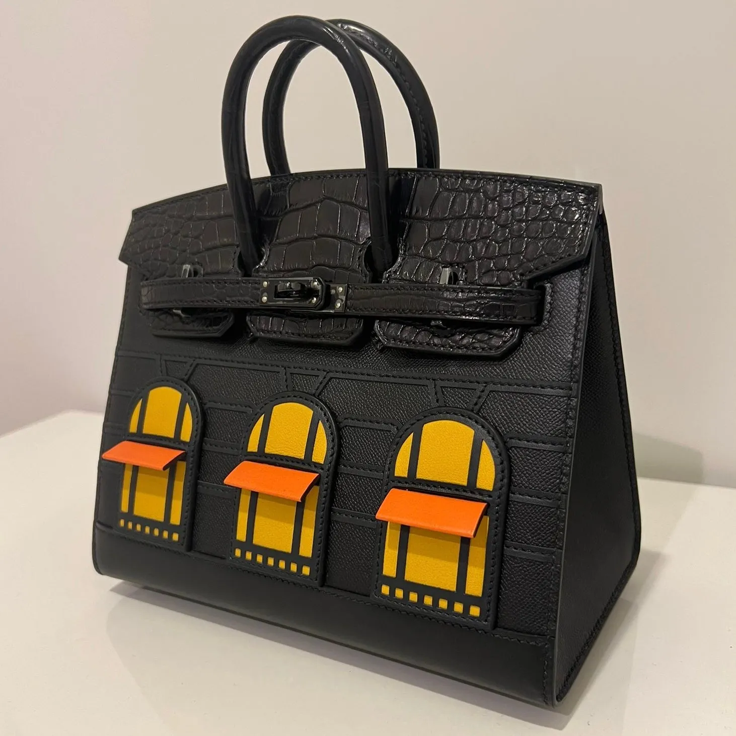 Hermès Birkin 20 Faubourg Midnight Matte Alligator