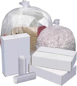 Highmark™ High-Density Can Liners, 16 Mic, 20 - 30 Gallons, 30" x 37", Natural, Box Of 250