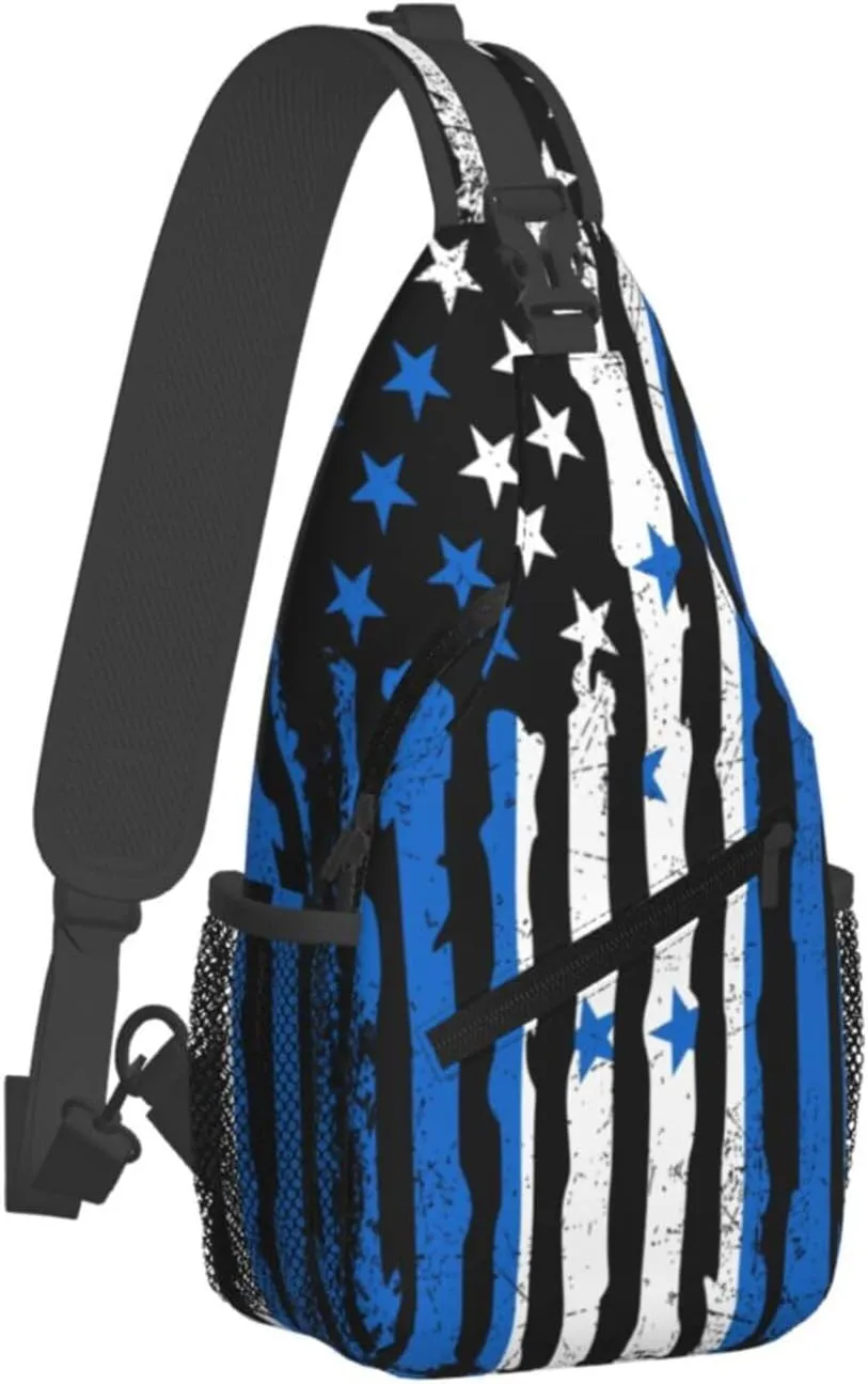 Honduran American Pride Flag Honduras Roots Crossbody Bag Cross Chest Bag Adjustable Sling Backpack Sports Gym Shoulder Bags Travel Cycling Daypack Diagonally Casual Rucksack