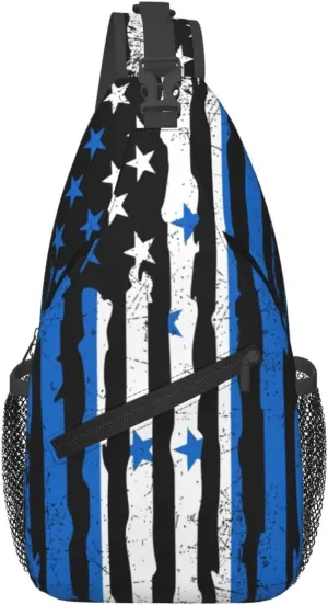 Honduran American Pride Flag Honduras Roots Crossbody Bag Cross Chest Bag Adjustable Sling Backpack Sports Gym Shoulder Bags Travel Cycling Daypack Diagonally Casual Rucksack