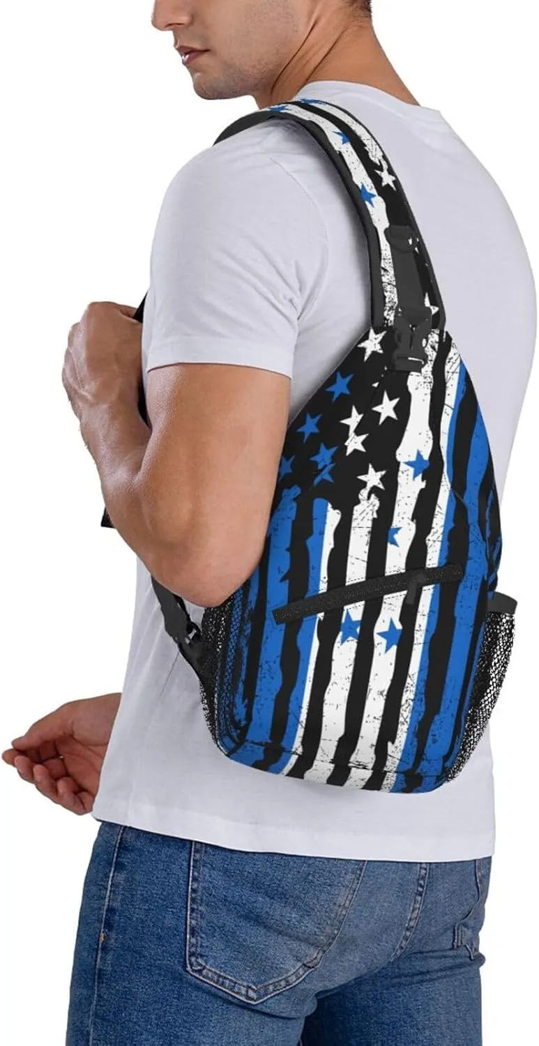 Honduran American Pride Flag Honduras Roots Crossbody Bag Cross Chest Bag Adjustable Sling Backpack Sports Gym Shoulder Bags Travel Cycling Daypack Diagonally Casual Rucksack