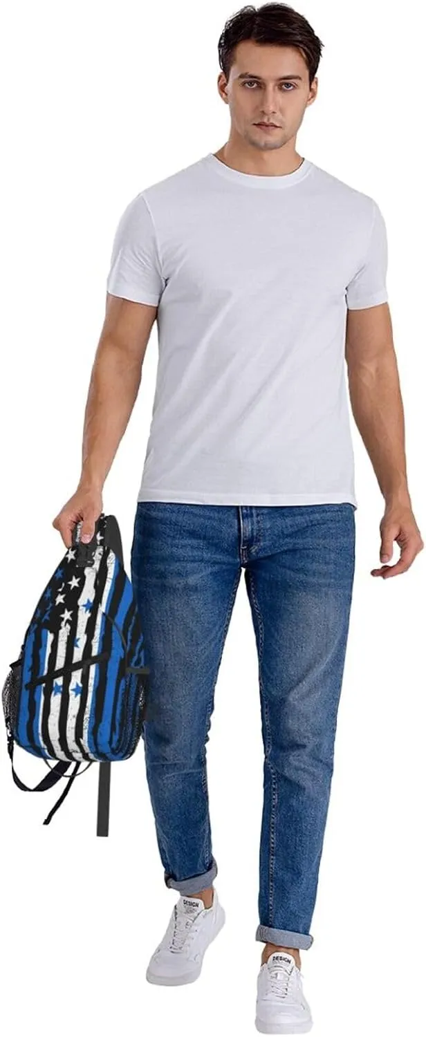 Honduran American Pride Flag Honduras Roots Crossbody Bag Cross Chest Bag Adjustable Sling Backpack Sports Gym Shoulder Bags Travel Cycling Daypack Diagonally Casual Rucksack