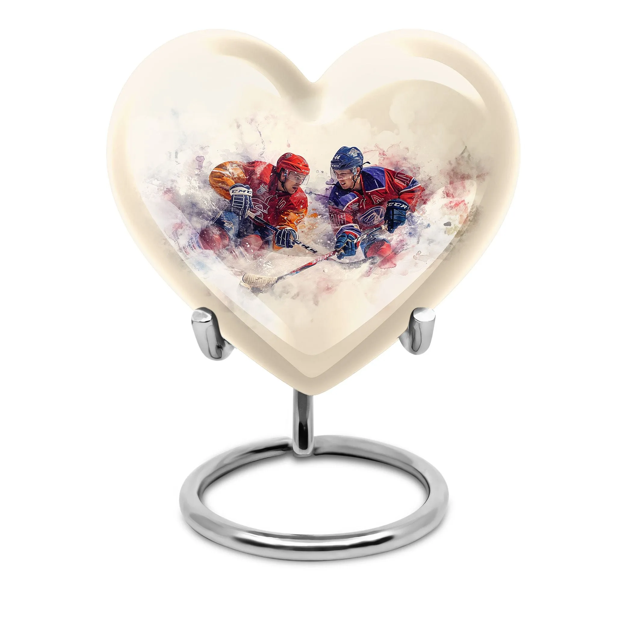 Ice Hockey Cremation Small Ashes Keepsake Memorial & Funeral Urn