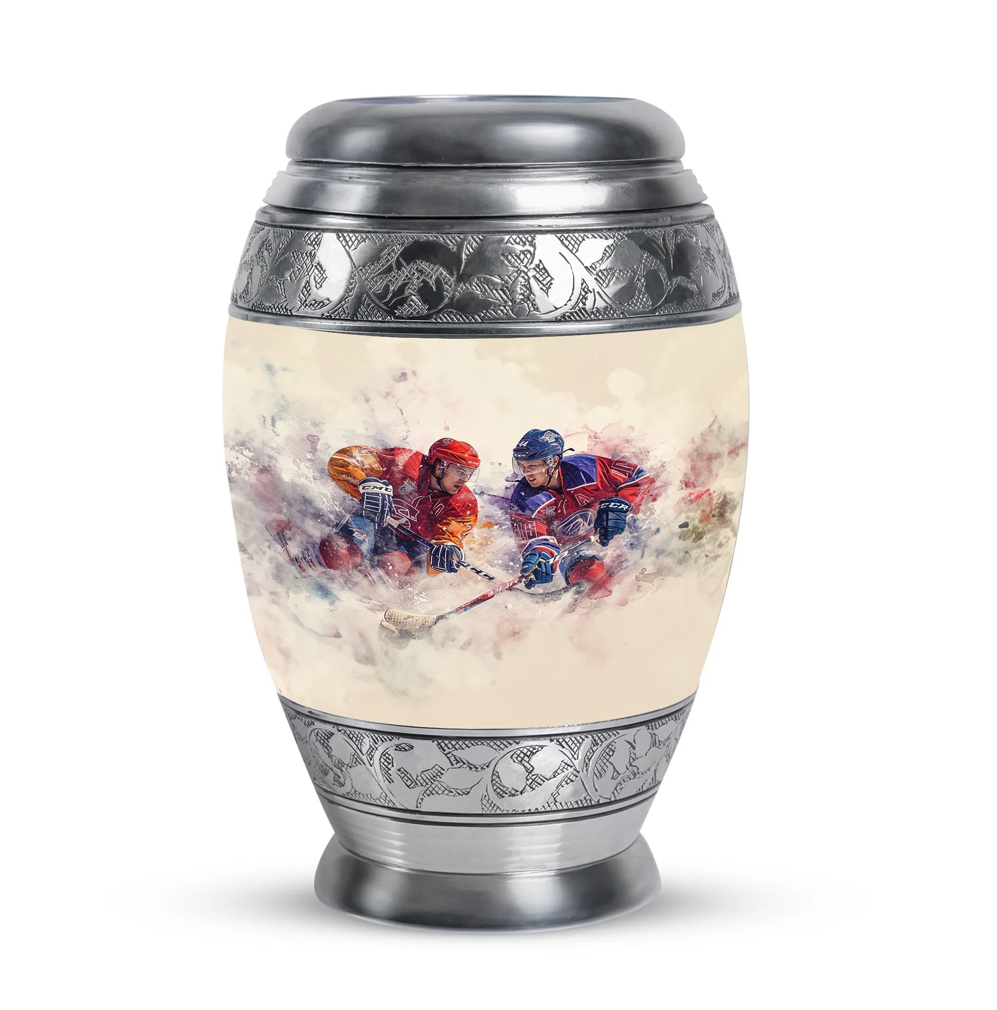 Ice Hockey Cremation Small Ashes Keepsake Memorial & Funeral Urn