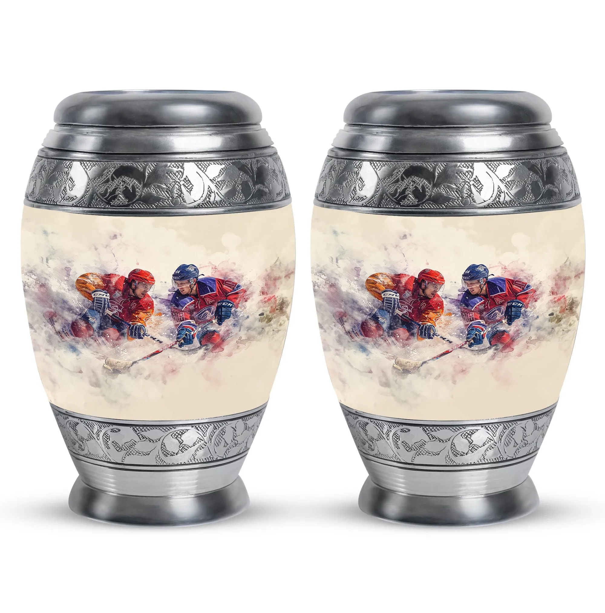 Ice Hockey Cremation Small Ashes Keepsake Memorial & Funeral Urn
