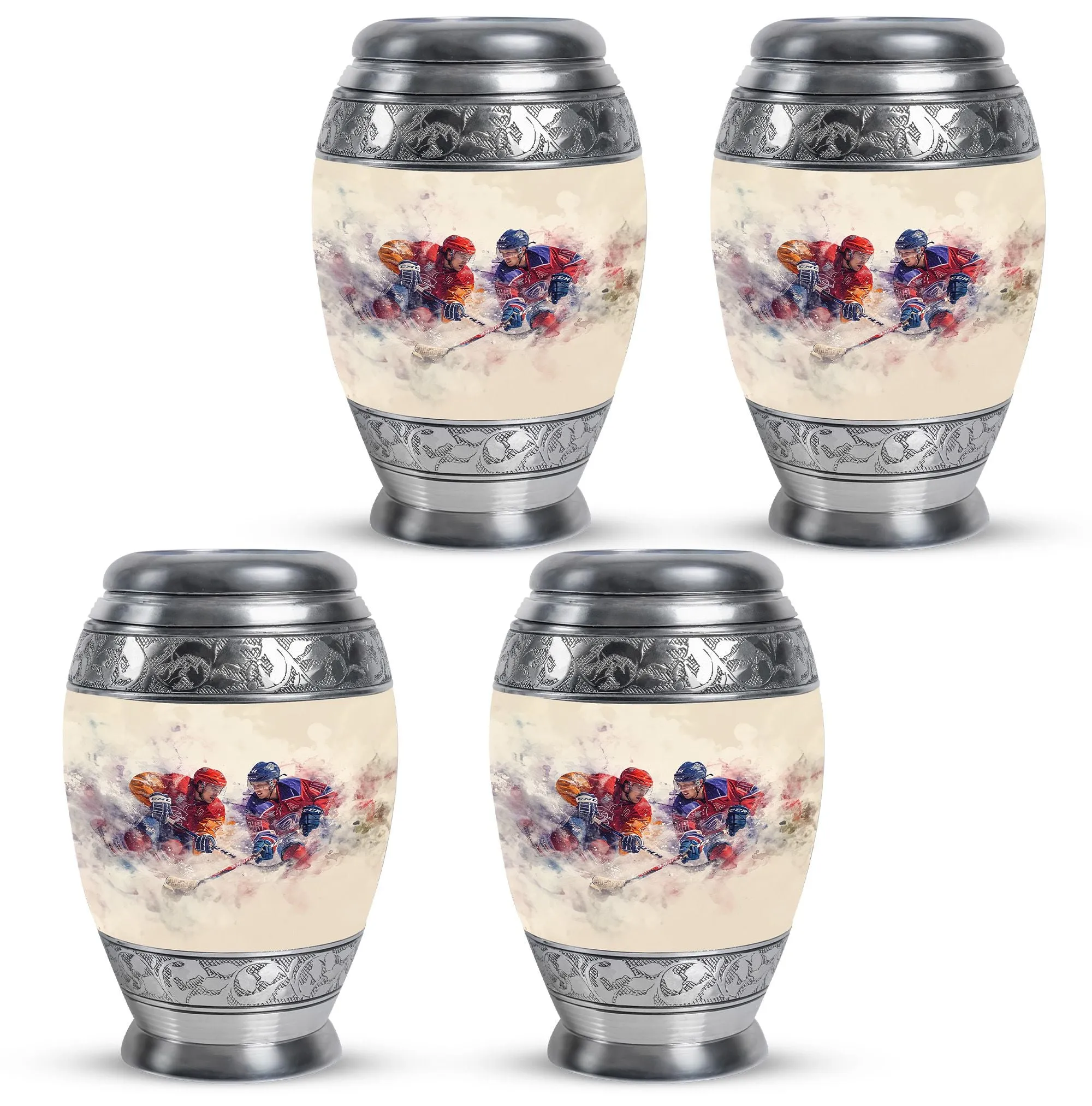 Ice Hockey Cremation Small Ashes Keepsake Memorial & Funeral Urn