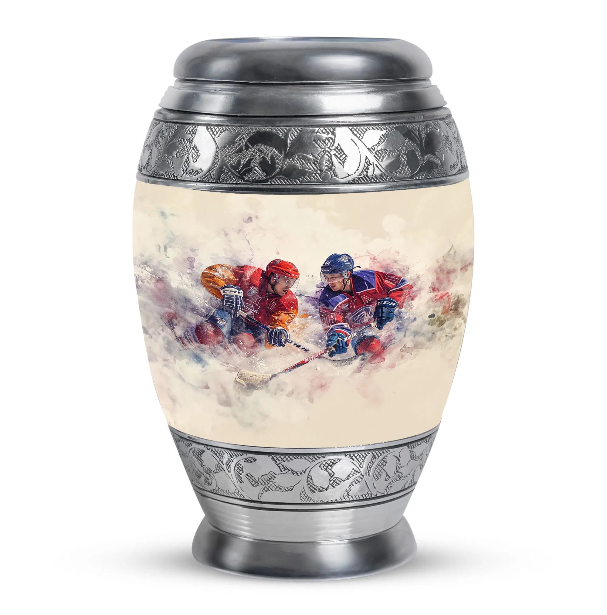 Ice Hockey Cremation Small Ashes Keepsake Memorial & Funeral Urn
