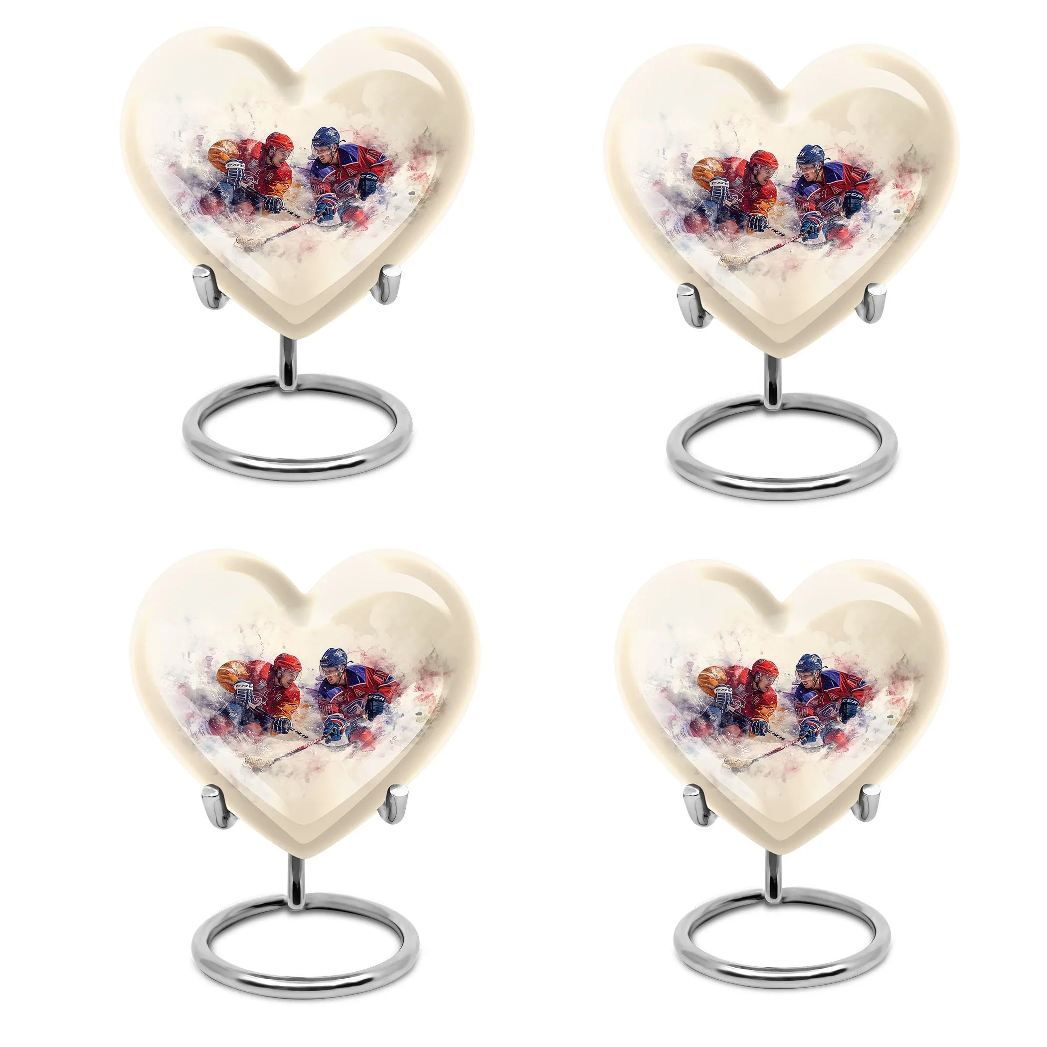 Ice Hockey Cremation Small Ashes Keepsake Memorial & Funeral Urn