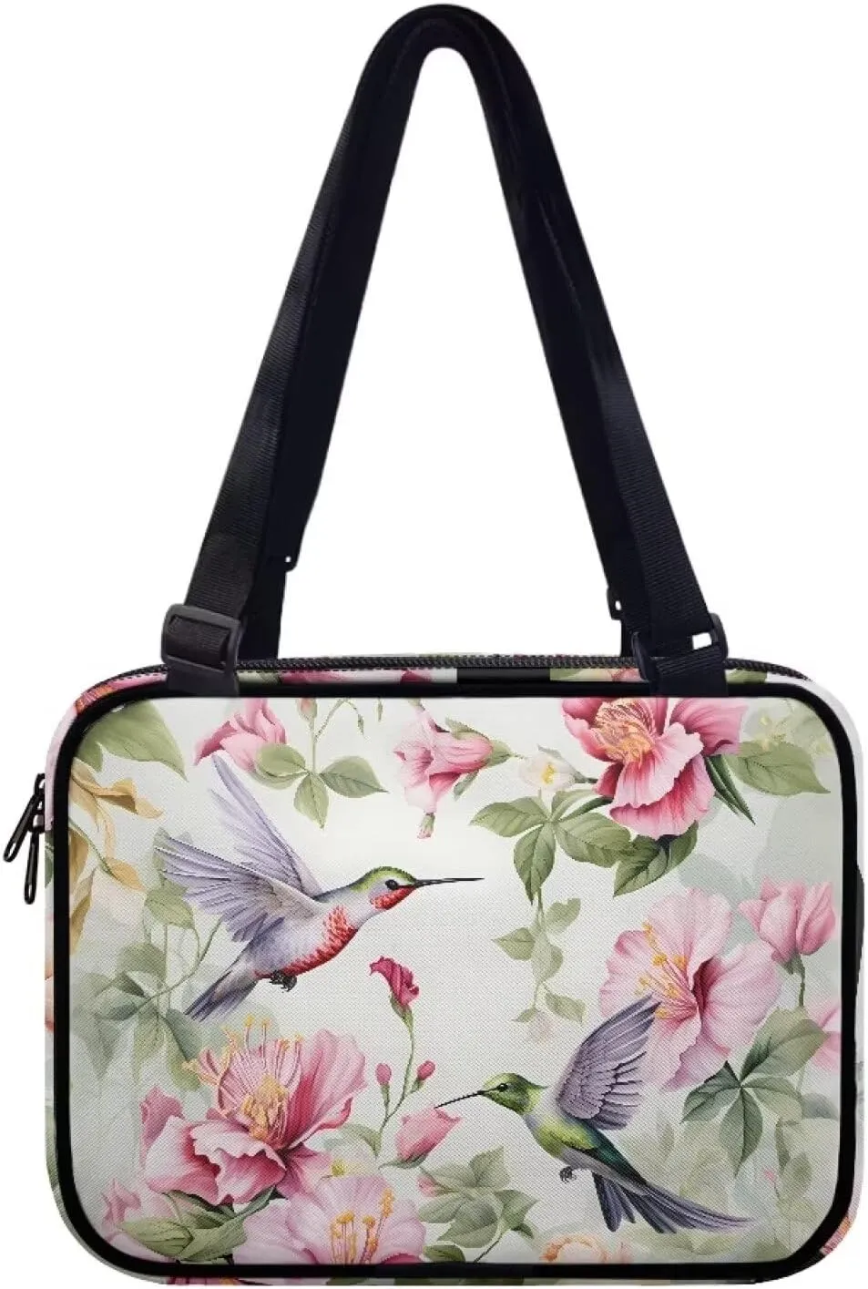 INSTANTATRS Bible Cover Large Capacity Shoulder Crossbody Bag Church Handbag with Strap Shoulder Strap for Men Women Kids