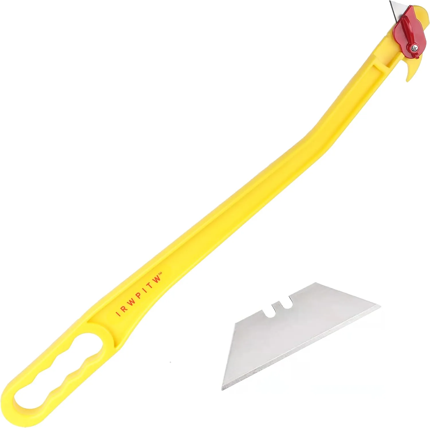 IRWPITW Hayknife, 29" Hay Knife Tool, Net Wrap Cutter, Open the Round Hay Bale, Big Straw Bail, Cutting Twine String, Cut Feed Bag Mesh, Livestock Farmer Knife for Horse Cow Goat Sheep Cattle Farm