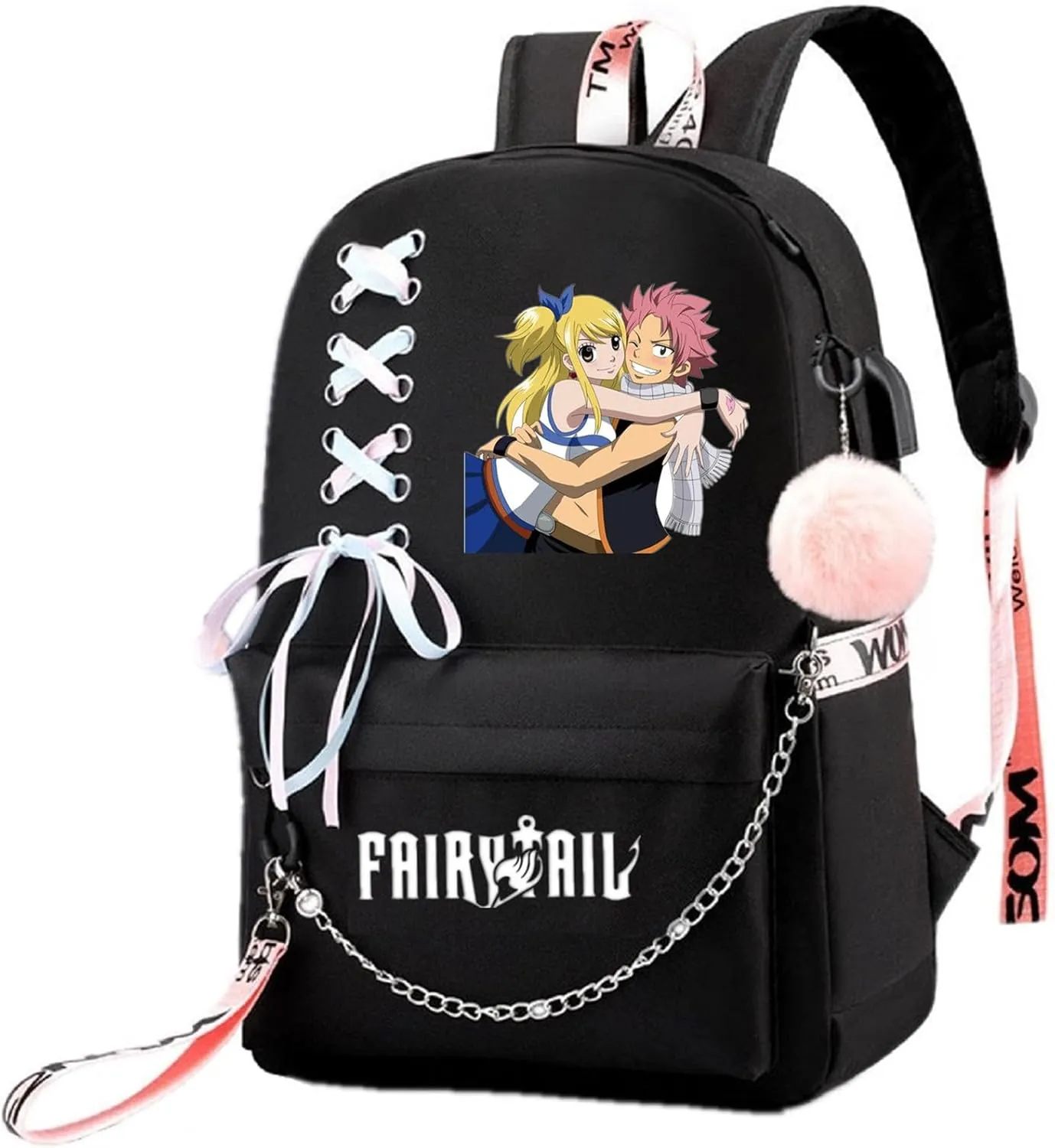ISaikoy Anime Fairy Tail Backpack Bookbag Daypack School Bag Satchel Shoulder Bag