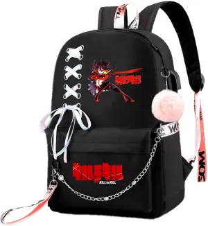 ISaikoy Anime Kill la Kill Backpack Ryuko Matoi Shoulder Bag Bookbag Student School Bag Daypack Satchel A12