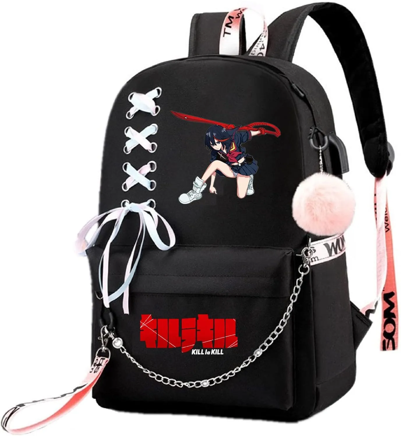 ISaikoy Anime Kill la Kill Backpack Ryuko Matoi Shoulder Bag Bookbag Student School Bag Daypack Satchel A1