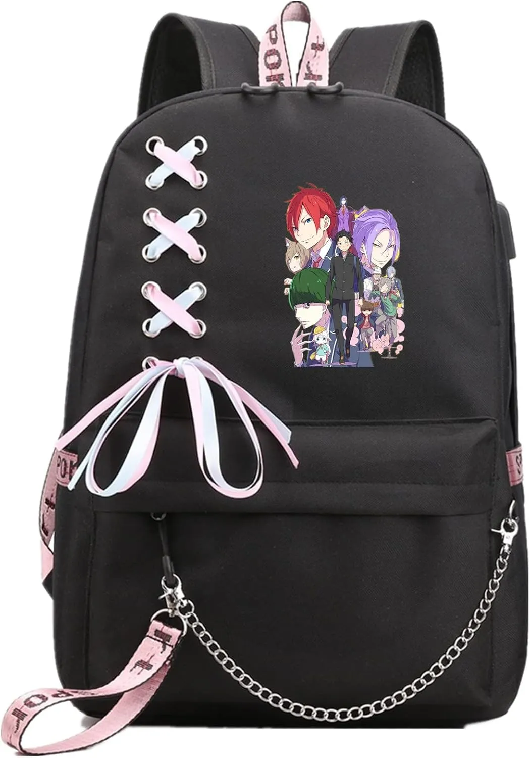 ISaikoy Anime Re:Zero kara Hajimeru Isekai Seikatsu Backpack Shoulder Bag Bookbag Student School Bag Daypack Satchel 13