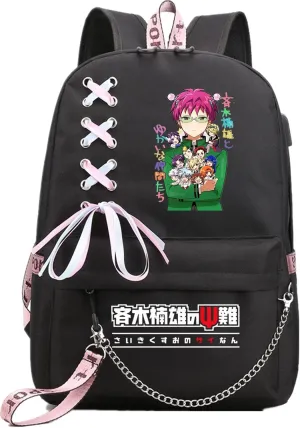 ISaikoy Anime The Disastrous Life Of Saiki K Backpack Shoulder Bag Bookbag School Bag 10