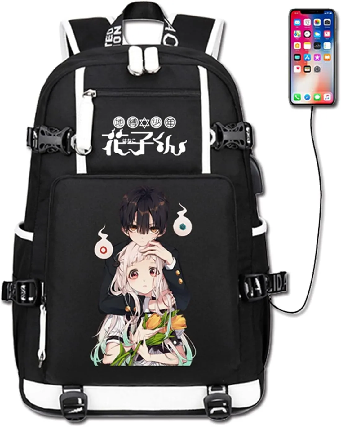 ISaikoy Anime Toilet Bound Hanako kun Backpack Satchel Bookbag Daypack School Bag Shoulder Bag
