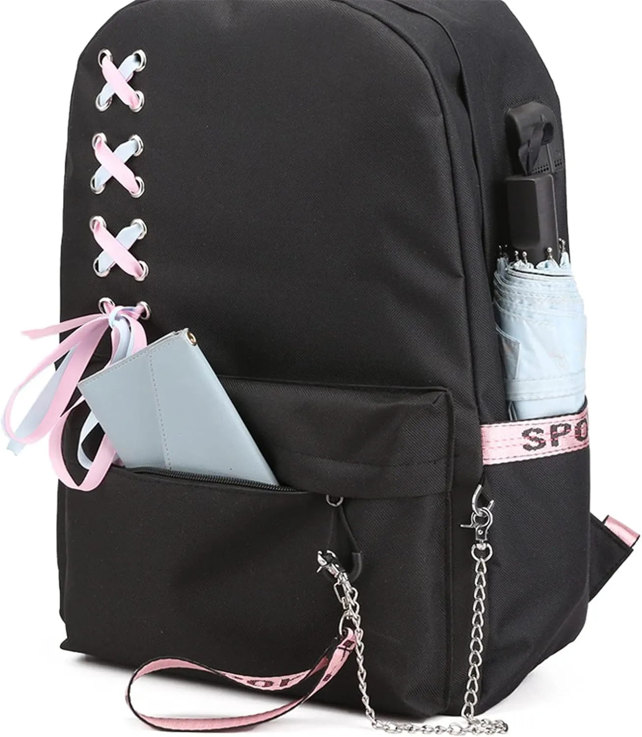 ISaikoy Anime Trigger Happy Havoc Backpack Satchel Bookbag Daypack School Bag Shoulder Bag