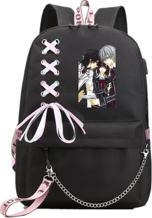 ISaikoy Anime Vampire Knight Backpack Shoulder Bag Bookbag Student School Bag Daypack Satchel 7