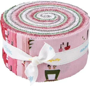 Jennifer Long to Grandmother's House Rolie Polie 40 2.5-inch Strips Riley Blake RP-14370-40
