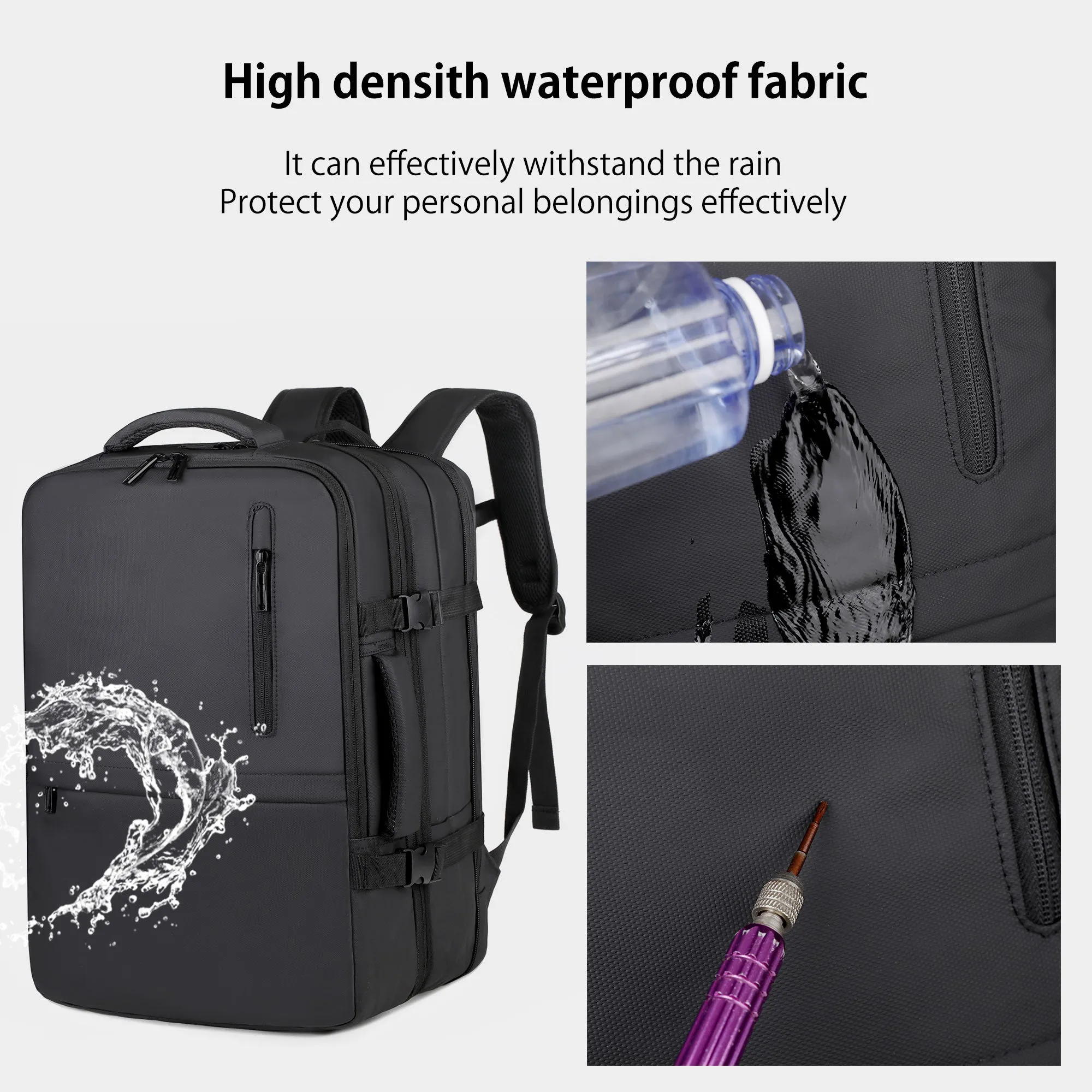 JLY Expandable Travel Backpack
