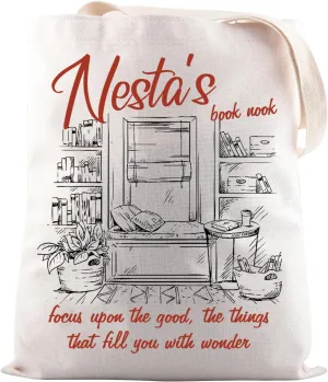 JNIAP Crescent City Merch Archeron Tote Bag Literature Friend Gift For Book Lover