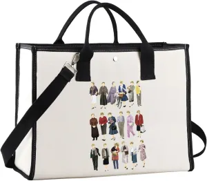 JNIAP Murder TV Show Inspired Tote Bag Jessica Fletcher Fans Gifts Jessica Fletcer Tote Bag True Crime Lover Gift