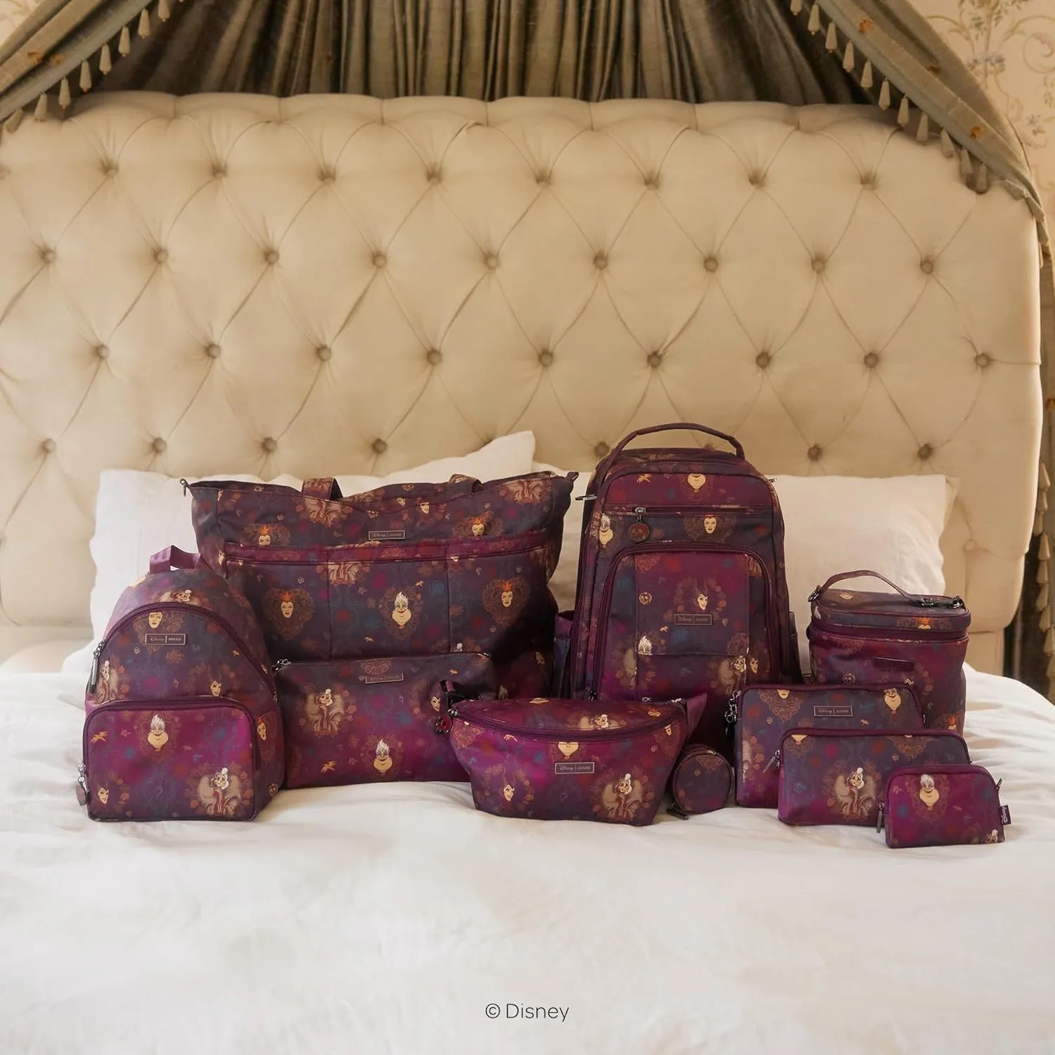 JuJuBe | Be Set Organization Pouches, Pretty Travel Toiletry Bag Set for Women, Stylish Party Clutch or Handbag