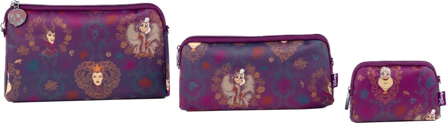 JuJuBe | Be Set Organization Pouches, Pretty Travel Toiletry Bag Set for Women, Stylish Party Clutch or Handbag