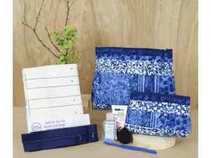 June Tailor Quilt As You Go Cosmetic Bags Navy