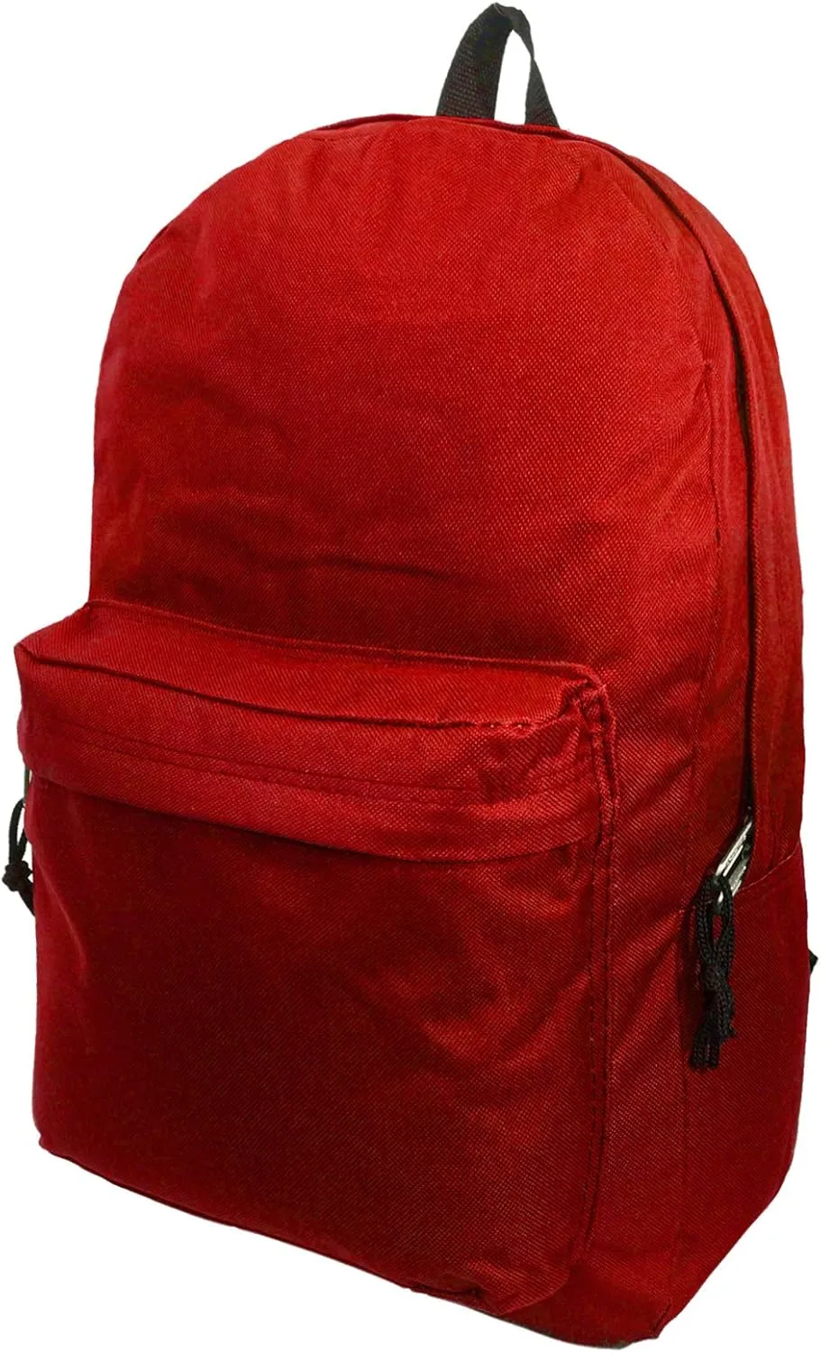 K-Cliffs 18in Classic Backpack Basic Bookbag Simple School Book Bags Vintage Emergency Daypack w/Padded Back & Side Pocket
