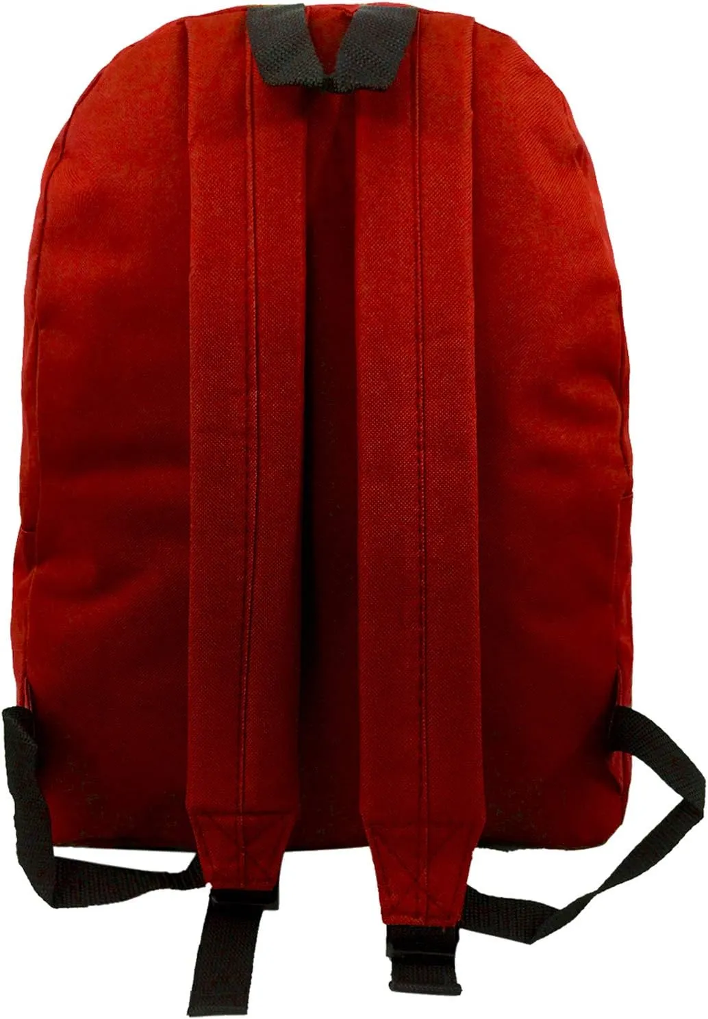 K-Cliffs 18in Classic Backpack Basic Bookbag Simple School Book Bags Vintage Emergency Daypack w/Padded Back & Side Pocket