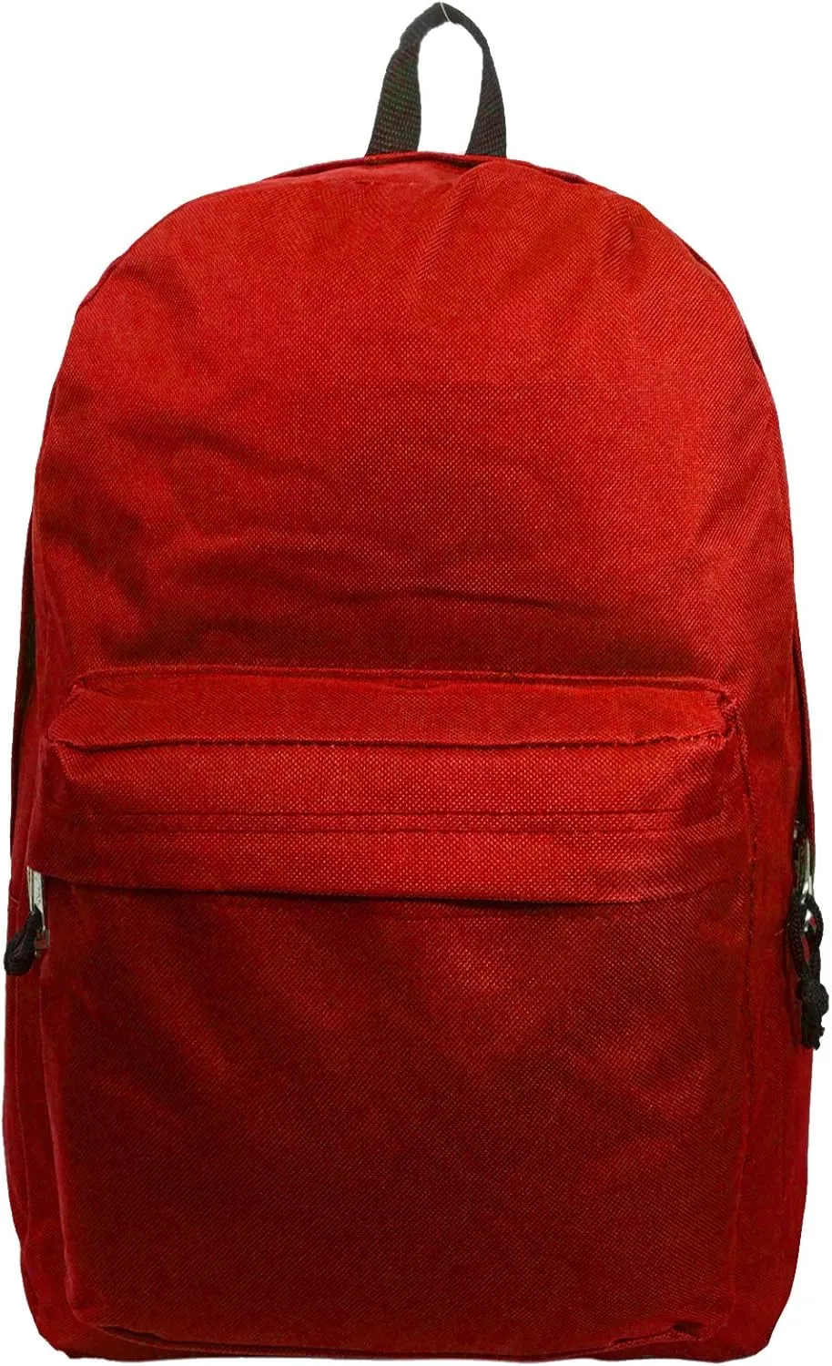K-Cliffs 18in Classic Backpack Basic Bookbag Simple School Book Bags Vintage Emergency Daypack w/Padded Back & Side Pocket