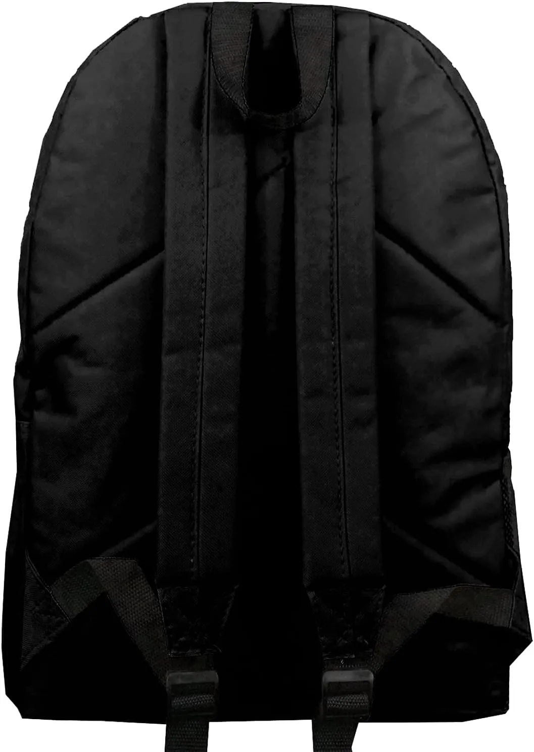 K-Cliffs 18in Classic Backpack Basic Bookbag Simple School Book Bags Vintage Emergency Daypack w/Padded Back & Side Pocket