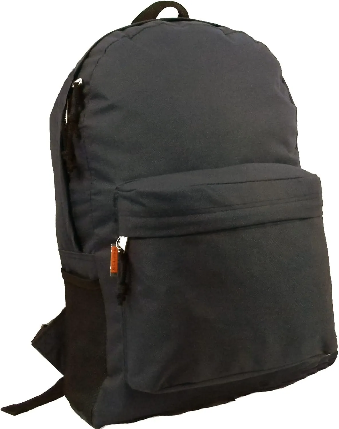 K-Cliffs 18in Classic Backpack Basic Bookbag Simple School Book Bags Vintage Emergency Daypack w/Padded Back & Side Pocket