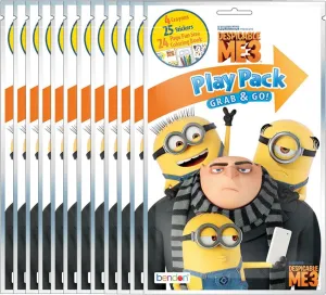 KaleidoQuest Bundle of 12 Illumination's Despicable Me 3 Grab & Go Play Packs