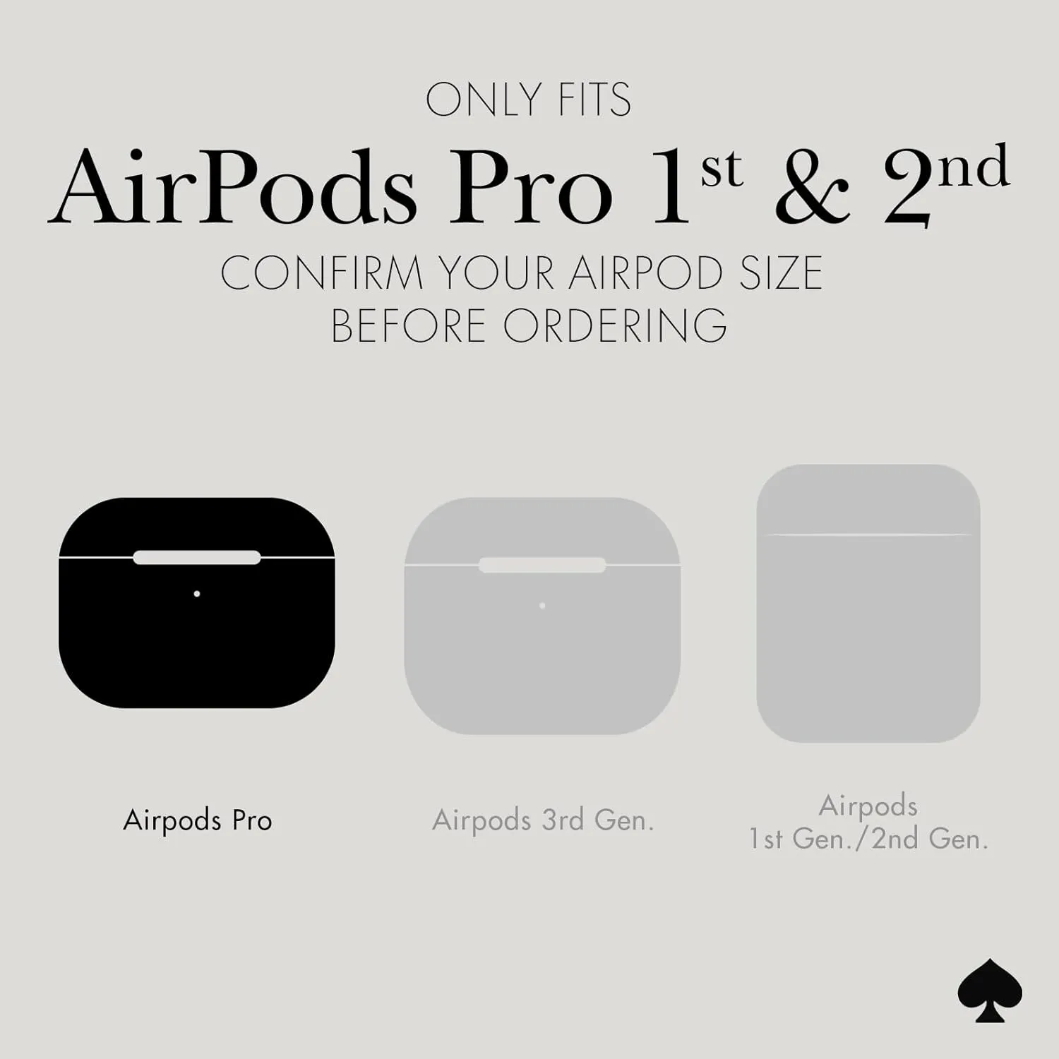 kate spade new york AirPods Pro Protective Case with Keychain Ring - City Leopard, Compatible with AirPods Pro 2nd / 1st Generation