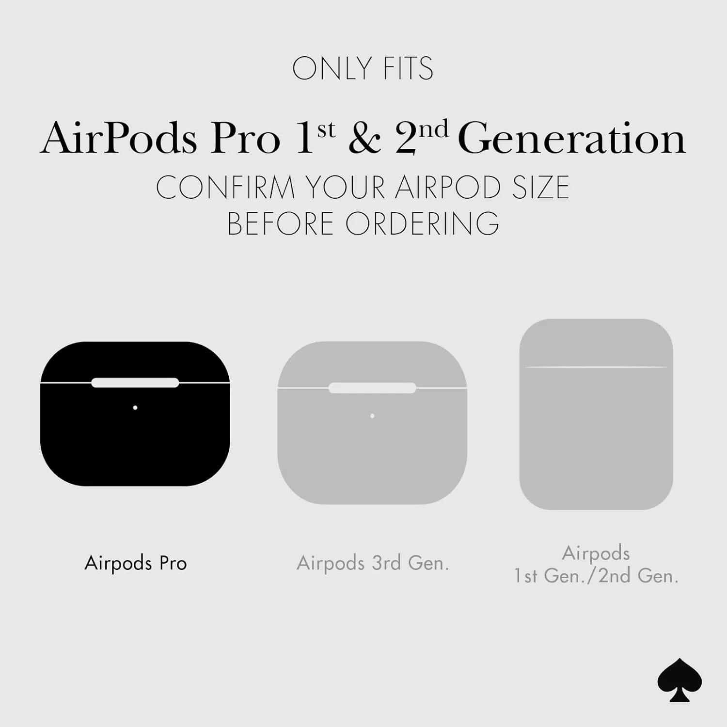 kate spade new york AirPods Pro Protective Case with Keychain Ring - Hollyhock Cream, Compatible with AirPods Pro 2nd/ 1st Generation