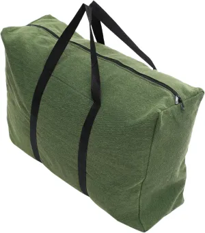 KESYOO Foldable Duffle Bag Large Travel Luggage Bag Zipper Canvas Versatile for Occasions Random Color