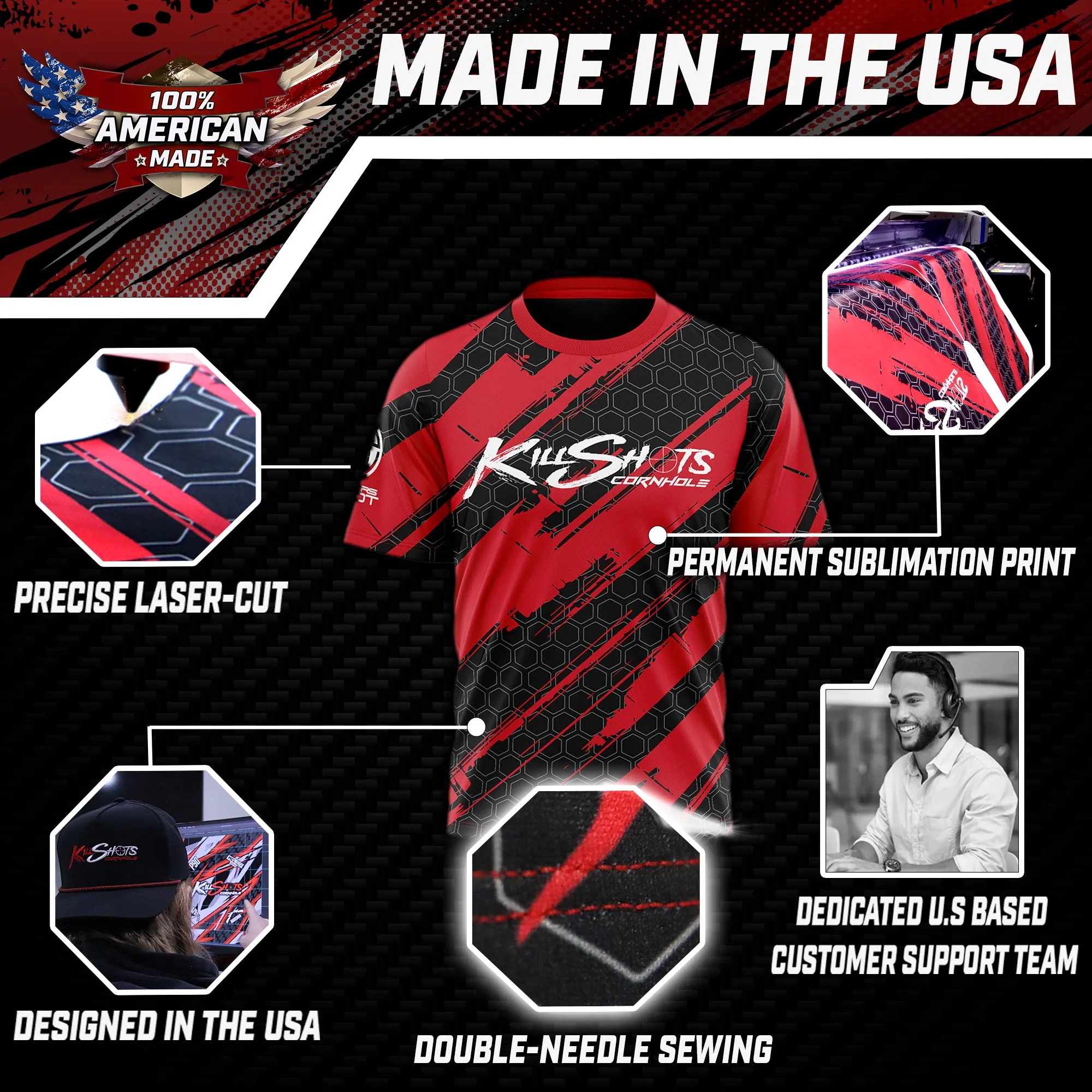 Killshots Cornhole | Limited 'Chrome Edition' Bundle | 2025 ACL Pro Cornhole Bags & Premium Jersey